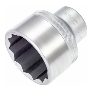 HAZET Doppel-6-Kant-Steckschlüssel-Einsatz 1100Z-60 s: 60 mm Vierkant hohl 25 mm (1")