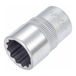 HAZET Doppel-6-Kant-Steckschlüssel-Einsatz 900AZ s: 11/16" Vierkant hohl 12,5 mm (1/2")