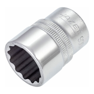 HAZET Doppel-6-Kant-Steckschlüssel-Einsatz 900AZ s: 13/16" Vierkant hohl 12,5 mm (1/2")