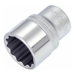 HAZET Doppel-6-Kant-Steckschlüssel-Einsatz 900AZ s: 15/16" Vierkant hohl 12,5 mm (1/2")