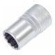 HAZET Doppel-6-Kant-Steckschlüssel-Einsatz 900AZ s: 9/16" Vierkant hohl 12,5 mm (1/2")