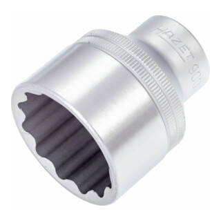 HAZET Doppel-6-Kant-Steckschlüssel-Einsatz 900Z-34 s: 34 mm Vierkant hohl 12,5 mm (1/2")