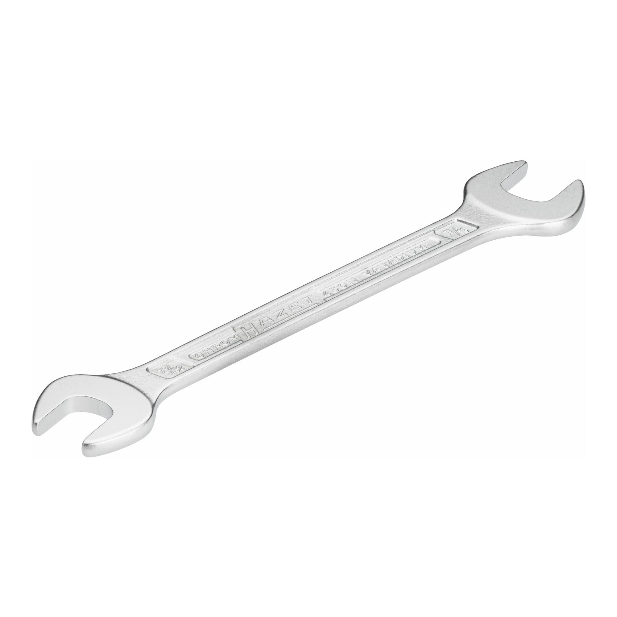HAZET Doppel-Maulschlüssel 450NA-19/32X11/16V Außen-Sechskant Profil ¹⁹⁄32 x¹¹⁄16