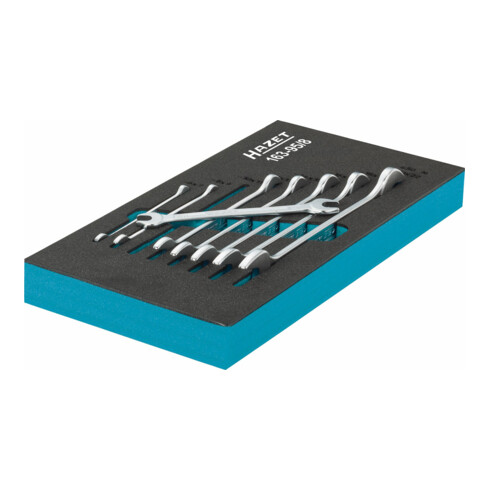 HAZET Doppel-Maulschlüssel-Satz 163-95/8 Außen-Sechskant Profil 6 x 7 - 21 x 22 Anzahl Werkzeuge: 8
