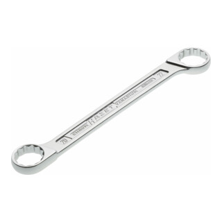 HAZET Doppel-Ringschlüssel 610N-20X22 Außen-Doppel-Sechskant-Tractionsprofil 20 x 22 mm