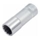 HAZET Dopsleutel ∙ twaalfkant 880TZ-14 ∙ Vierkant hol 10 mm (3/8 inch) ∙ Buiten-twaalfkant-tractieprofiel ∙ 14 mm
