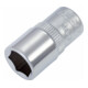 HAZET Dopsleutel ∙ zeskant 850A-11/32 ∙ Vierkant hol 6,3 mm (1/4 inch) ∙ Buiten-zeskant-tractieprofiel ∙<sup>11</sup>⁄<sub>32</sub> ″