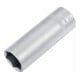 HAZET Dopsleutel ∙ zeskant 850LG-13 ∙ Vierkant hol 6,3 mm (1/4 inch) ∙ Buiten-zeskant-tractieprofiel ∙ 13 mm