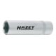 HAZET Dopsleutel ∙ zeskant 850LG-9 ∙ Vierkant hol 6,3 mm (1/4 inch) ∙ Buiten-zeskant-tractieprofiel ∙ 9 mm-1