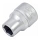 HAZET Dopsleutel ∙ zeskant 880-8 ∙ Vierkant hol 10 mm (3/8 inch) ∙ Buiten-zeskant-tractieprofiel ∙ 8 mm