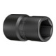 HAZET Dopsleutel FORD wielschroefverbinding 900SLG-20X22 ∙ Vierkant hol 12,5 mm (1/2 inch) ∙ Buiten-zeskant-tractieprofiel ∙ 20 x 22 mm