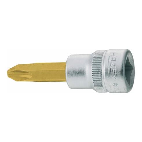 HAZET Dopsleutelbit 8806-PH1 ∙ Vierkant hol 10 mm (3/8 inch) ∙ Kruiskop profiel PH ∙ PH1