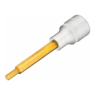HAZET Dopsleutelbit 986L-5 ∙ Vierkant hol 12,5 mm (1/2 inch) ∙ Binnen-zeskant-profiel ∙ 5 mm