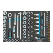 HAZET Dopsleutelset 163-258/92 ∙ 1 x 5,5 ∙ 3 … 32 ∙ E4 – E20 ∙ PH1 – PH2 ∙ T6 – T60 ∙ Aantal gereedschappen: 92