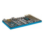 HAZET dopsleutelset 163-481/194 Vierkant hol 6,3 mm (1/4 inch), Vierkant hol 12,5 mm (1/2 inch), Zeskant massief 6,3 (1/4 inch) Buitenzeskant tractieprofiel, Binnenzeskant tractieprofiel, Gleufprofiel,-3