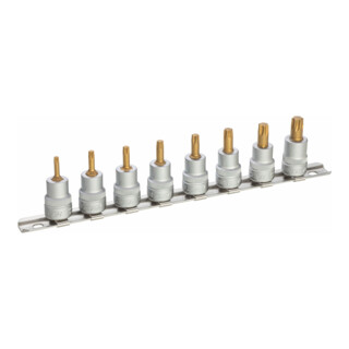 HAZET Dopsleutelset 8802T/8H ∙ Vierkant hol 10 mm (3/8 inch) ∙ Binnen-TX-profiel ∙ T15 – T50 ∙ Aantal gereedschappen: 8