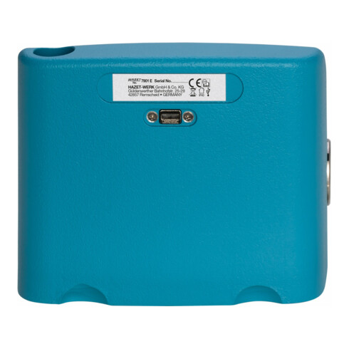 HAZET Drehmoment-Prüfgerät, elektronisch, 10 - 350 Nm 7901E Nm min-max: 10 - 350 Nm Vierkant hohl 12,5 mm (1/2 Zoll)