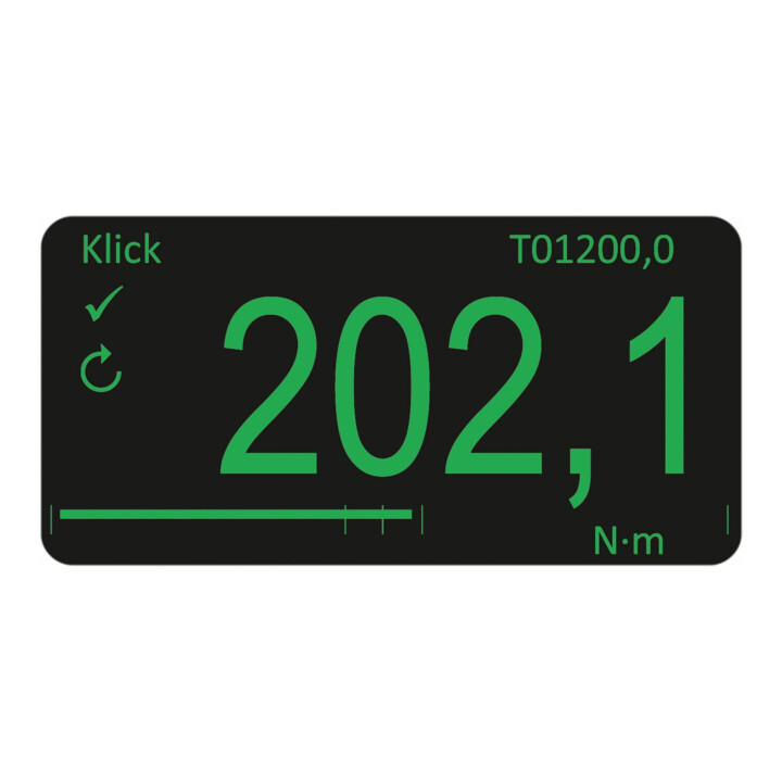 HAZET Drehmoment-Prüfgerät, elektronisch, 100 - 1000 Nm 7902E Nm min-max: 100 - 1000 Nm