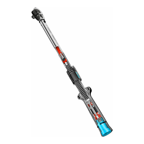 HAZET Drehmomentschlüssel 5000 CLT, mit Umschaltknarre und Display mit 1/2-Antrieb''