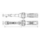 HAZET Drehmoment-Schlüssel, Nm min-max: 20 – 120 Nm, Toleranz: 3%, Vierkant massiv 10 mm (3/8 Zoll), 5111-3CT-3