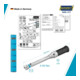 HAZET Drehmomentschlüssel 6282-1CTCAL 4-40Nm 9x12mm