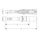 HAZET Drehmomentschraubendreher mit Quergriff 6005CT-100, Drehmomentbereich min-max: 4 – 10 Nm, Genauigkeit: 6%, 1/4 Zoll (6,3 mm) Sechskant Länge: 198 mm-3