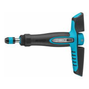 HAZET Drehmomentschraubendreher mit Standardgriff 6004CT-12, Drehmomentbereich min-max: 0.2 – 1.2 Nm, Genauigkeit: 6%, 1/4 Zoll (6,3 mm) Sechskant Länge: 196 mm