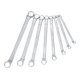 HAZET Dubbele ringsleutelset 630/8 ∙ Buiten-twaalfkant-profiel ∙ 6 x 7 – 21 x 22 ∙ Aantal gereedschappen: 8