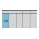 HAZET dubbele steeksleutelset 163-95/8 buitenzeskant profiel 6 x 7 - 21 x 22 Aantal gereedschappen: 8