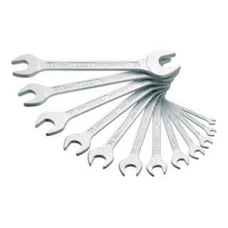 HAZET dubbele steeksleutelset 450N/12 buitenzeskantprofiel 6 x 7 - 27 x 32 Aantal gereedschappen: 12