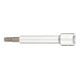 HAZET Écrou de fixation amortisseur outil 2710-105, carré 1/2" (12,5 mm), profil extérieur 16 pans, SW 106 mm-1