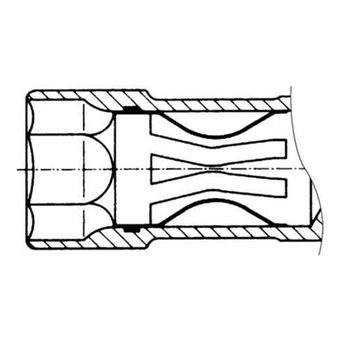 HAZET Einspritzleitungsschlüssel Satz 4550-1718/2, 2-teilig, 17, 18