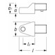 HAZET Einsteck-Halter für Bits 6420C Einsteck-Vierkant 9 x 12 mm Sechskant hohl 8 mm (5/16 Zoll)-3