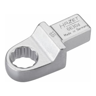 HAZET Einsteck-Ringschlüssel 6630D-16 Einsteck-Vierkant 14 x 18 mm Außen-Doppel-Sechskant-Tractionsprofil 16