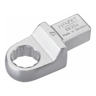 HAZET Einsteck-Ringschlüssel 6630D-17 Einsteck-Vierkant 14 x 18 mm Außen-Doppel-Sechskant-Tractionsprofil 17