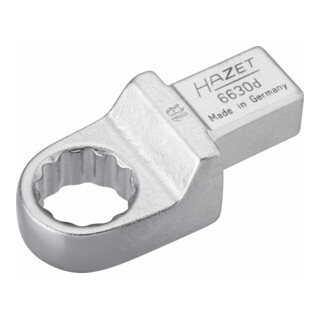 HAZET Einsteck-Ringschlüssel 6630D-18 Einsteck-Vierkant 14 x 18 mm Außen-Doppel-Sechskant-Tractionsprofil 18