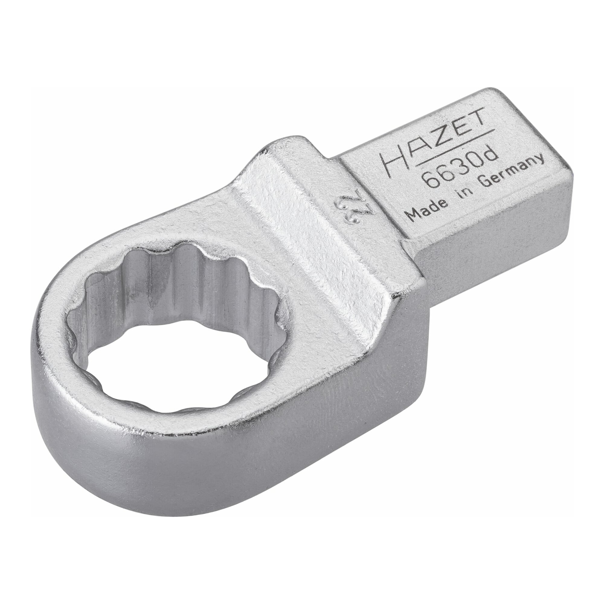 HAZET Einsteck-Ringschlüssel 6630D-22 Einsteck-Vierkant 14 x 18 mm Außen-Doppel-Sechskant-Tractionsprofil 22
