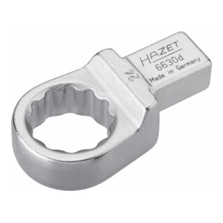 HAZET Einsteck-Ringschlüssel 6630D-24 Einsteck-Vierkant 14 x 18 mm Außen-Doppel-Sechskant-Tractionsprofil 24