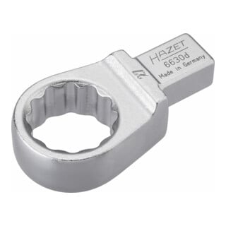 HAZET Einsteck-Ringschlüssel 6630D-27 Einsteck-Vierkant 14 x 18 mm Außen-Doppel-Sechskant-Tractionsprofil 27