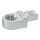 HAZET Einsteck TORX® Ringschlüssel 6609C-E10 Einsteck-Vierkant 9 x 12 mm Außen TORX® Profil E10-1