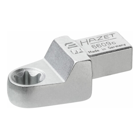 HAZET Einsteck TX Ringschlüssel 6609C-E10 Einsteck-Vierkant 9 x 12 mm Außen TX Profil E10