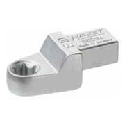 HAZET Einsteck TX Ringschlüssel 6609C-E10 Einsteck-Vierkant 9 x 12 mm Außen TX Profil E10