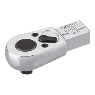 HAZET Einsteck-Umschaltknarre 6401-1 Einsteck-Vierkant 9 x 12 mm Vierkant massiv 6,3 mm (1/4 Zoll)