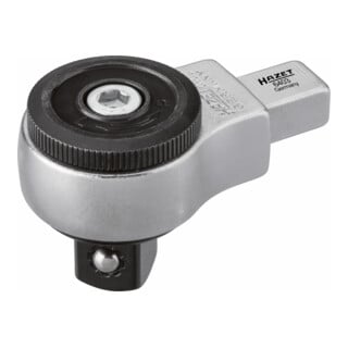 HAZET Einsteck-Umschaltknarre 6403 Einsteck-Vierkant 9 x 12 mm Vierkant massiv 12,5 mm (1/2 Zoll)