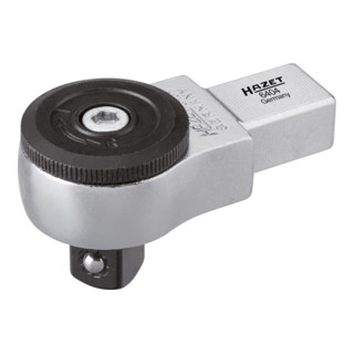HAZET Einsteck-Umschaltknarre 6404 Einsteck-Vierkant 14 x 18 mm Vierkant massiv 12,5 mm (1/2 Zoll)