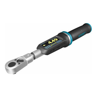HAZET Elektronischer Drehmoment- Drehwinkel-Schlüssel 7280-5STAC 1 – 10 Nm 0,75 – 7,5 lbf.ft 2% Toleranz Einsteck-Vierkant 9 x 12 mm Vierkant massiv 6,3 mm (1/4 Zoll)