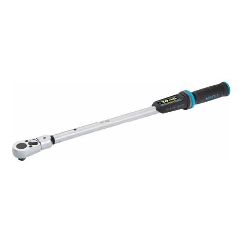 HAZET Elektronischer Drehmoment- Drehwinkel-Schlüssel 7292-5STAC 20 – 200 Nm 15 – 150 lbf.ft 1% Toleranz Einsteck-Vierkant 14 x 18 mm Vierkant massiv 12,5 mm (1/2 Zoll)