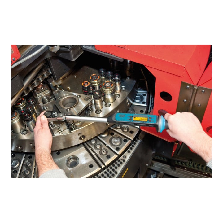 HAZET Elektronischer Drehmoment-/ Drehwinkel-Schlüssel Betriebs-/ Werkstatt-Version 7292-ETAC Nm min-max: 10 - 200 Nm Toleranz: 2% Einsteck-Vierkant 14 x 18 mm, Vierkant massiv 12,5 mm (1/2 Zoll)