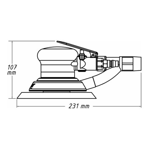 HAZET excentrische schuurmachine 9033-2