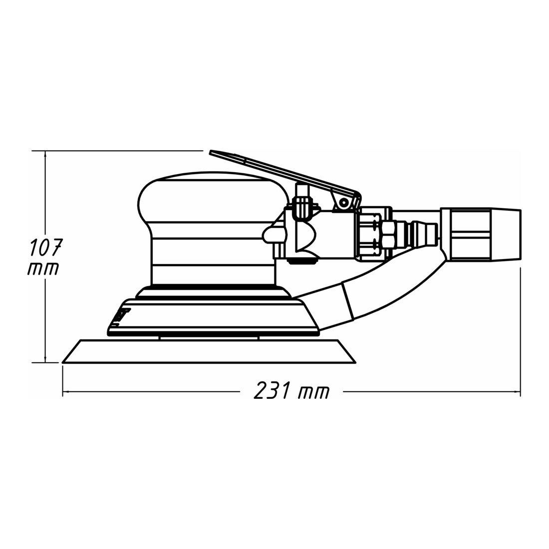 HAZET excentrische schuurmachine 9033-2